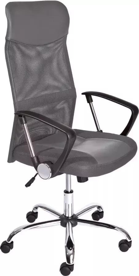 Interlink SAS EMOB Bureaustoel Torino grijs Interlink Kantoor outlet Grijs Kunstleer Kantoor outlet Op voorraad