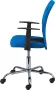 Interlink SAS Bureaustoel Donny ergonomische rugleuning blauw - Thumbnail 3