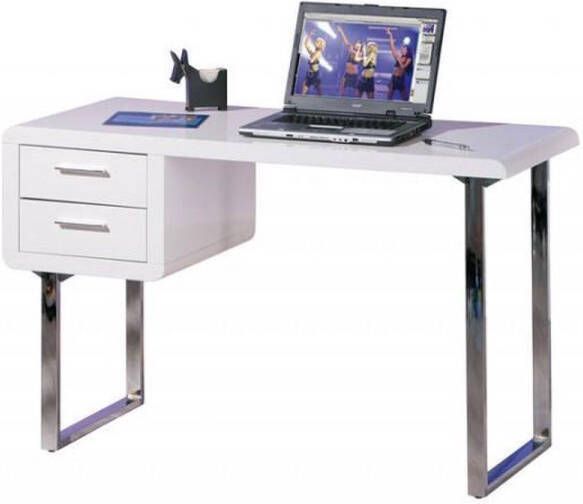 Leen Bakker Bureau Claude wit 76x120x55 cm