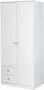 Interlink SAS Kledingkast Martha 93cm met 2 deuren wit - Thumbnail 1