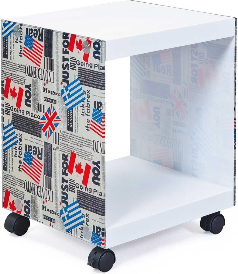 Interlink SAS Inter Link SAS Cube Bijzettafel Vlaggen