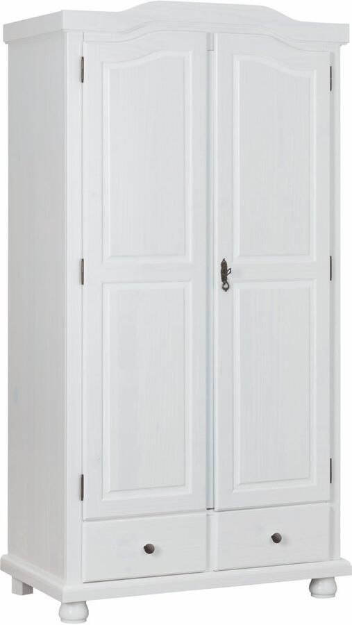 Interlink SAS Kledingkast Ruth 104cm met 2 deuren wit