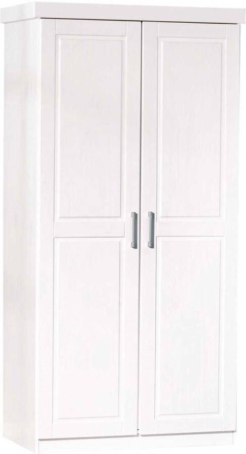 Leen Bakker Kledingkast Hakon wit 190x95x55 cm - Foto 2