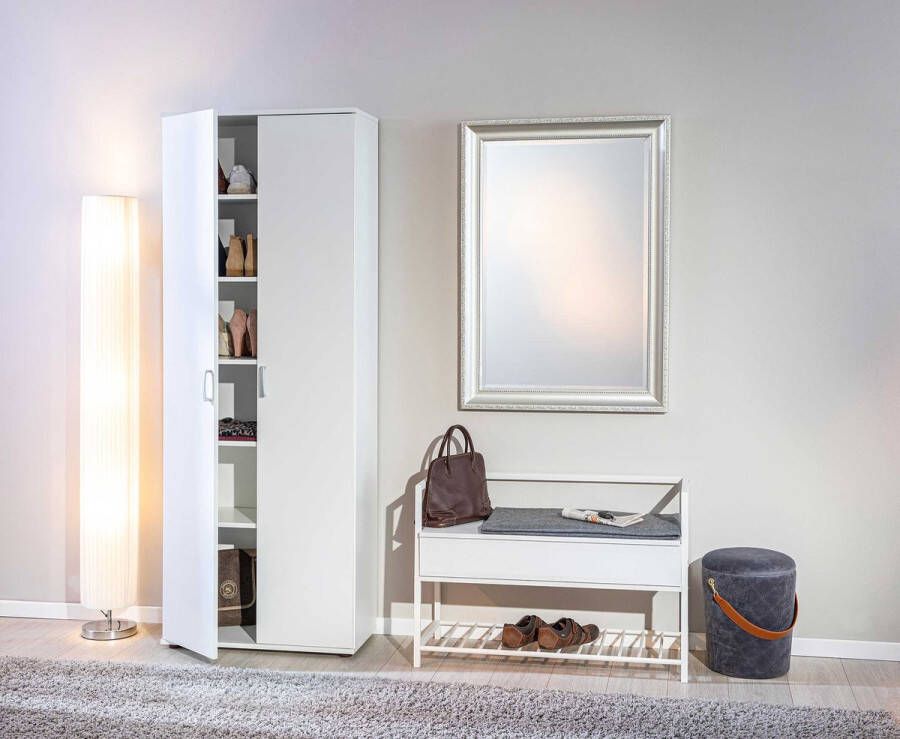 Interlink SAS Arconati Kledingkast – Wit – board - Foto 2