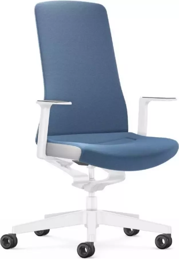 Interstuhl Bureaustoel Pure Interior Edition gestoffeerd azuurblauw