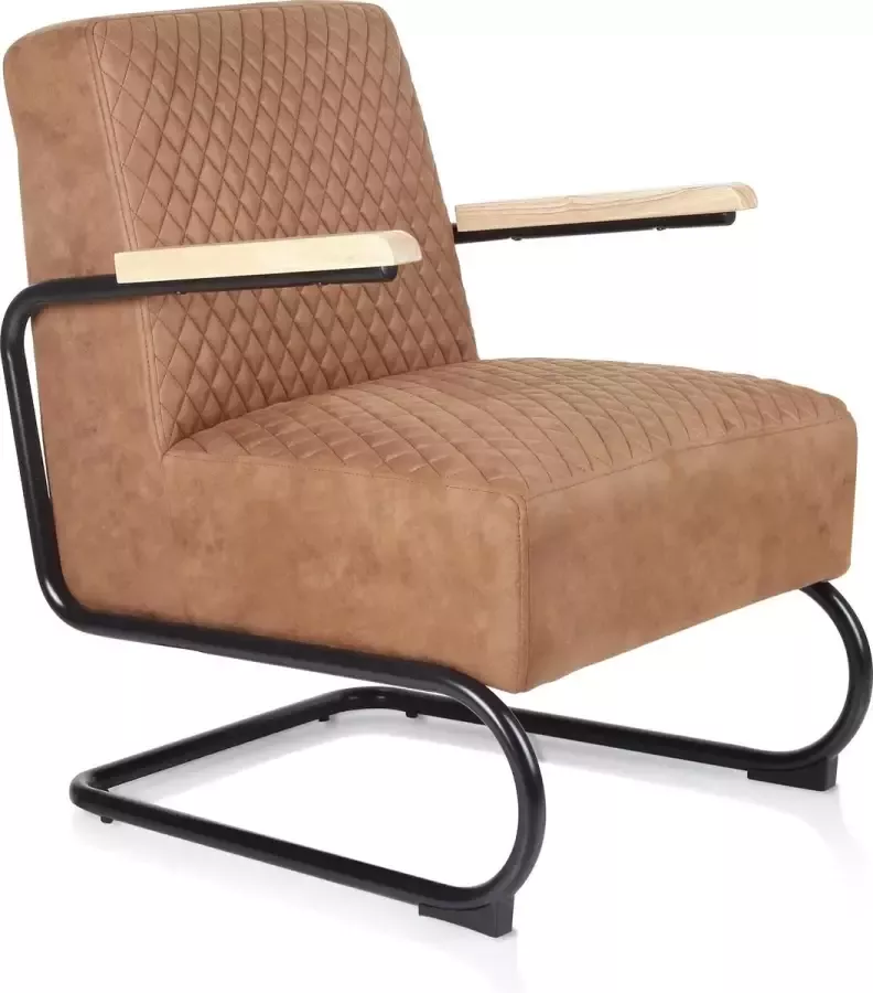 Interwonen Fauteuil Taranto Cowboy Stof Bruin