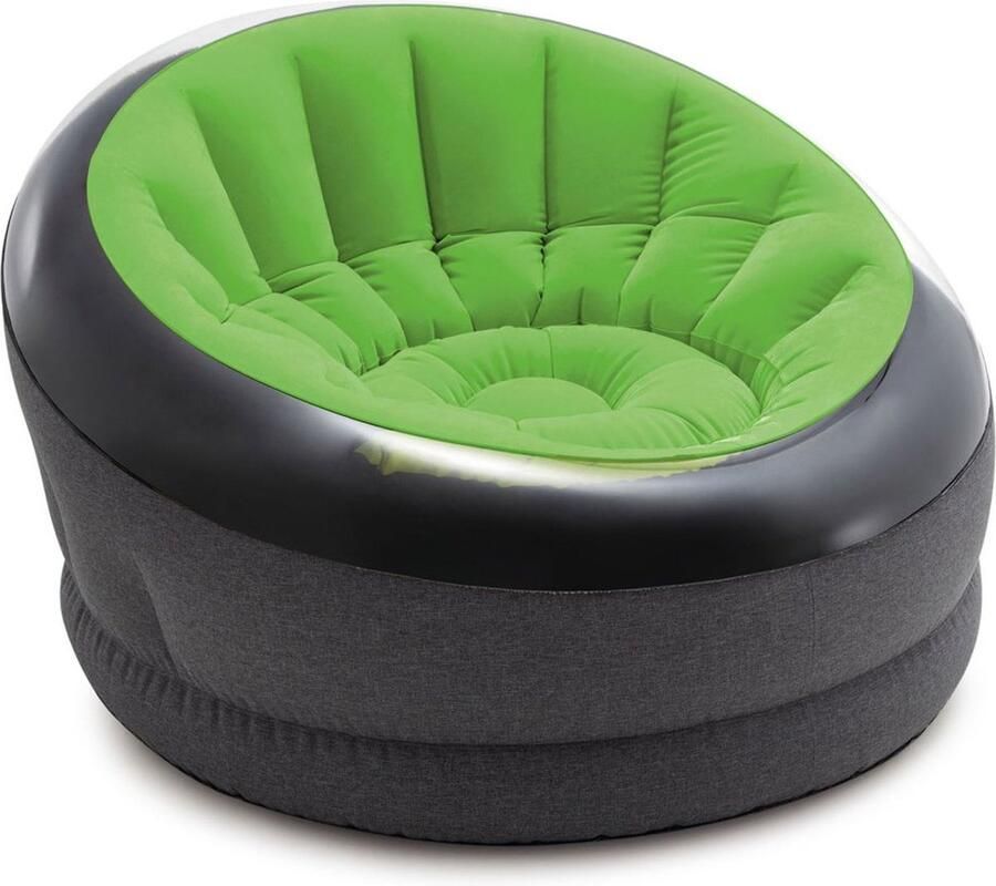Intex opblaasbare loungestoel Empire groen 112 x 109 x 69 cm