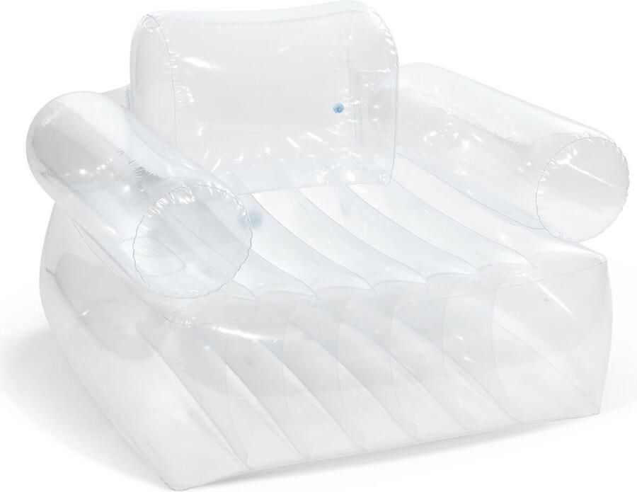 Intex Opblaasbare fauteuil transparant