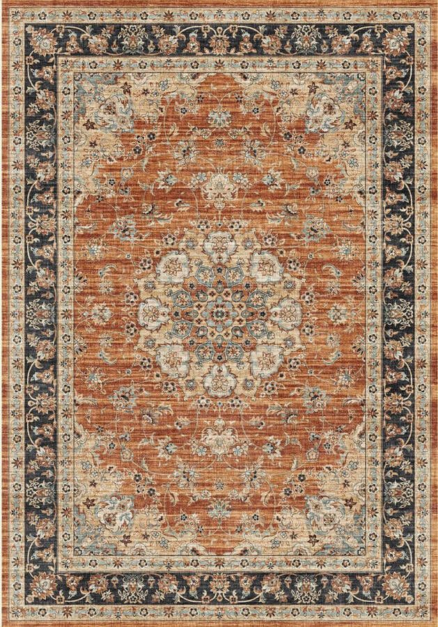 Intrada Nederland Carpet vloerkleed Novel 160 x 230 cm Terra Vintage Laagpolig