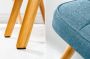 Invicta Interior Design kruk SCANDINAVIA lichtblauw massief hout Scandinavisch design voetenbank 39274 - Thumbnail 2