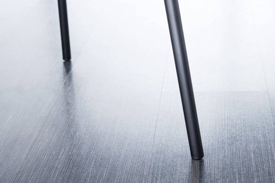 Invicta Interior Design stoel VOGUE mosterdgeel fluweel zwart metalen poten 43153 - Foto 2