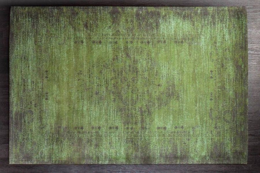 Invicta Interior Elegant katoenen vloerkleed POP ART 240x160cm smaragdgroen oosters patroon 39983 - Foto 2