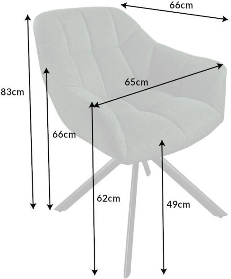 Invicta Interior Bureaustoel PAPILLON donkergroen decoratief gewatteerd zwart frame 41591