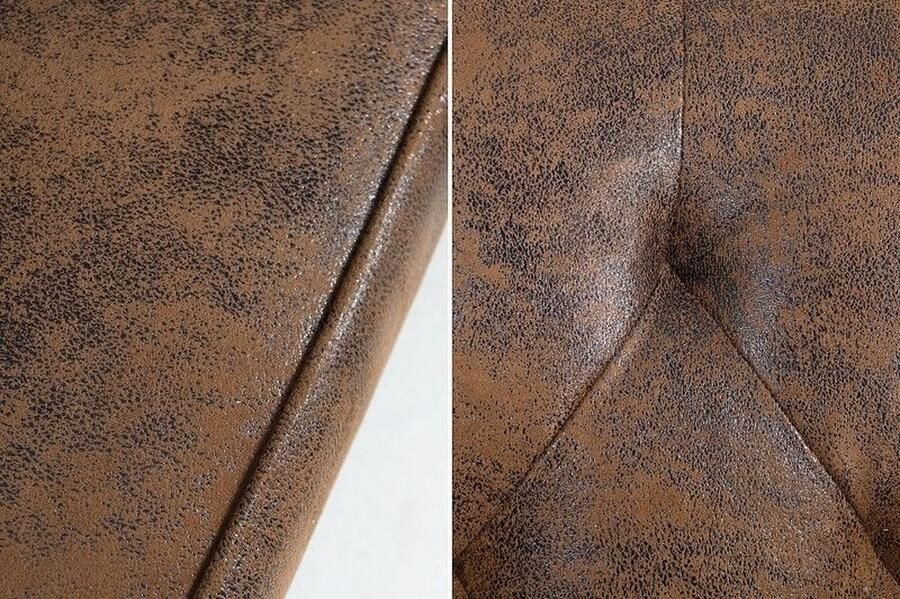 Invicta Interior Chesterfield 3-zitsbank MAISON BELLE AFFAIRE 220cm antiek bruin microvezel met slaapfunctie 40082 - Foto 2