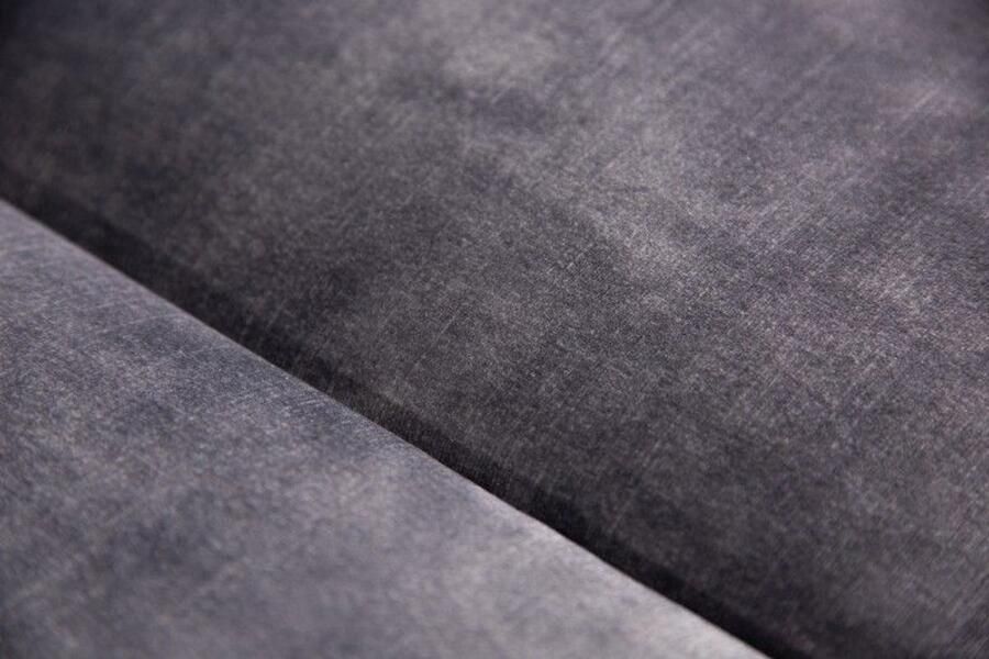 Invicta Interior Chesterfield 3-zitsbank MODERN BAROK 235cm donkergrijs fluwelen binnenvering zilver metalen poten 41134 - Foto 2