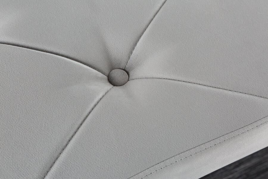 Invicta Interior Design bank MODERN BAROK 175cm grijs fluweel goud roestvrij staal 43385 - Foto 2