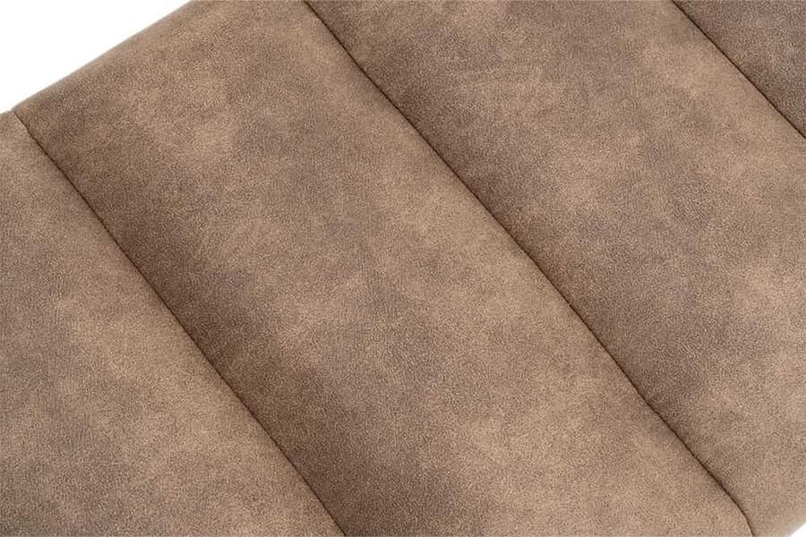 Invicta Interior Design bank PETIT BEAUTÉ 110cm vintage taupe microvezel zwart metalen frame 44427 - Foto 2