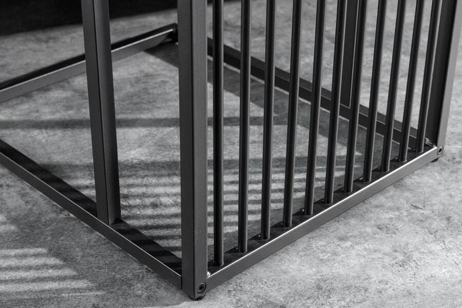 Invicta Interior Design bijzettafel ARCHITECTURE 65cm naturel zwart wild eikenhout 43276 - Foto 2