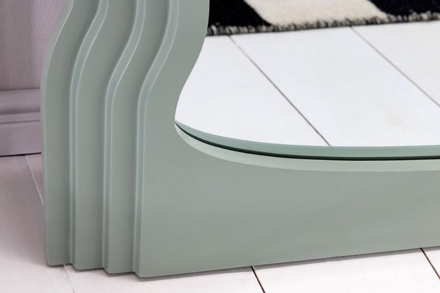 Invicta Interior Design dressoir Majestic Jewel 160cm messing groen marmeren blad mangohout retro