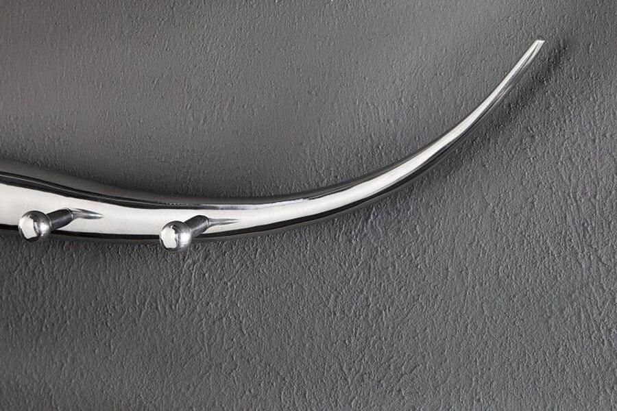 Invicta Interior Design kapstok Venezia Couture 100cm aluminium wanddecoratie stierenkop - Foto 3