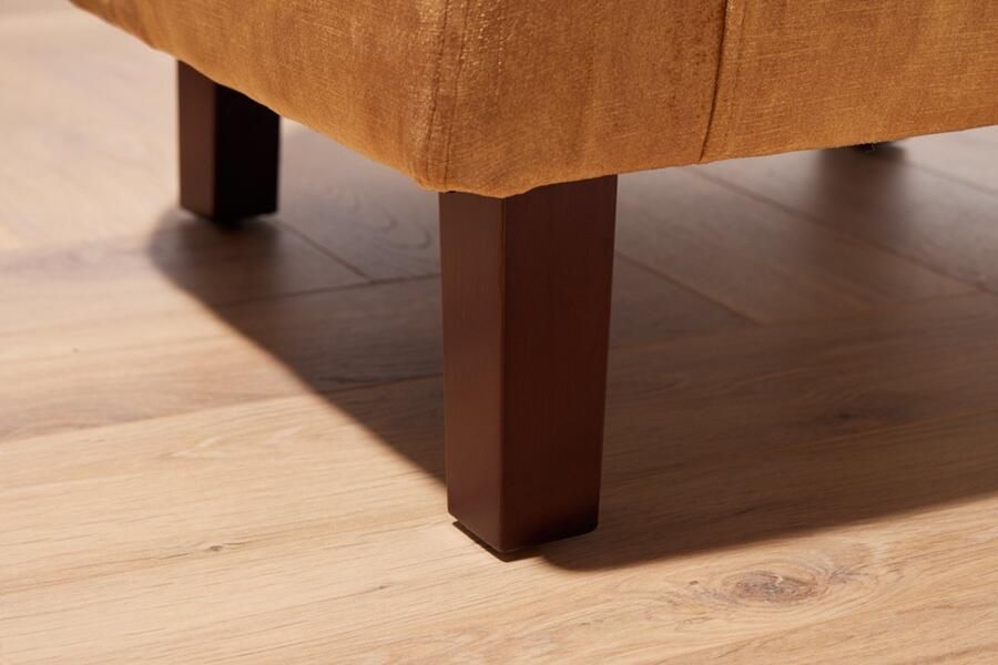 Invicta Interior Design Lounge Stoel HEMINGWAY Mosterd Geel Fluwelen Armleuningen Cocktail Stoel 43892 - Foto 2