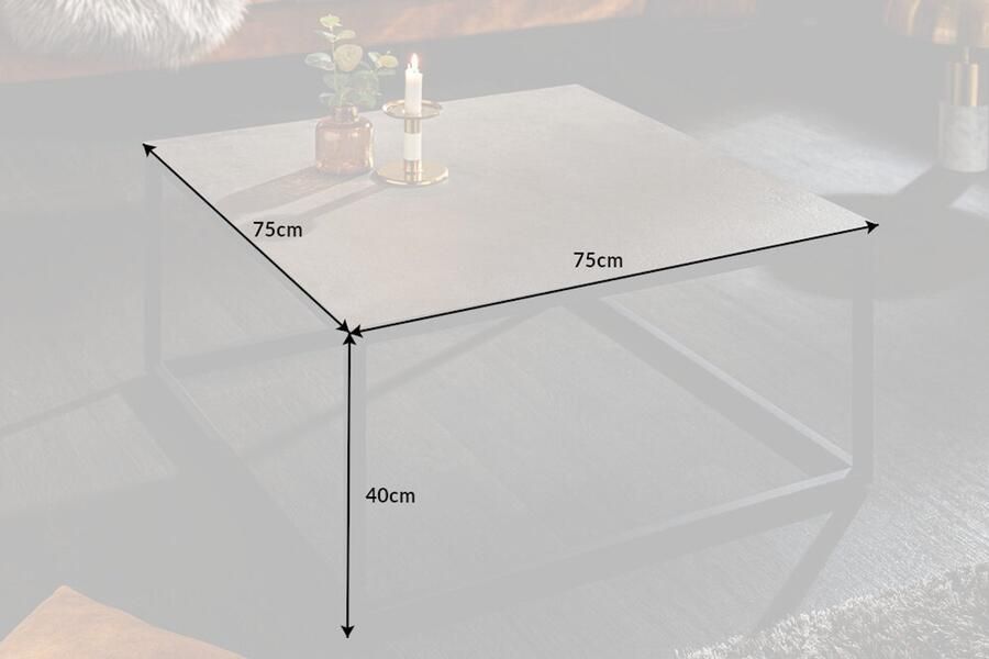Invicta Interior Massief houten TV-lowboard Velour Delight 200cm echte natuursteen acacia zwart hangend staand - Foto 2