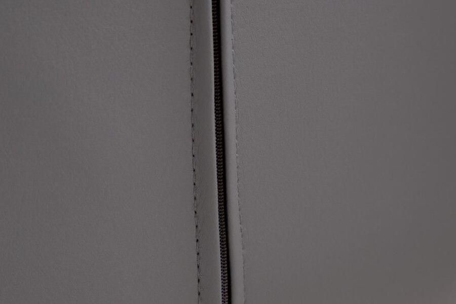 Invicta Interior Design Stoel DIVANI donkergrijs metalen frame zwart in retro stijl 40018