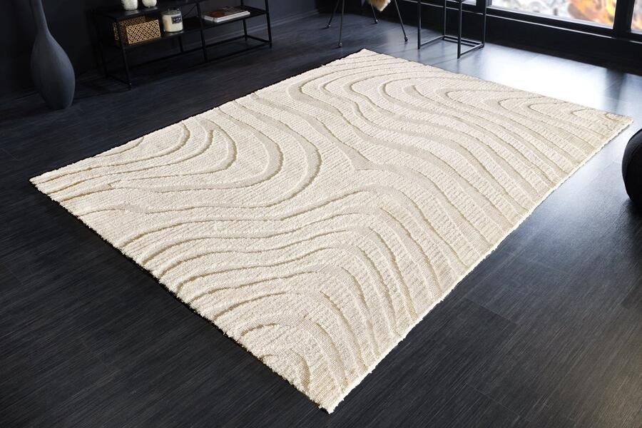 Invicta Interior Design Tapijt WAVE 240x170cm crème beige 3D effect 43129 - Foto 2