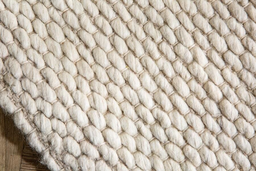Invicta Interior Design Tapijt WOOL XXL 350x240cm lichtbeige gemaakt van wol 41716 - Foto 2