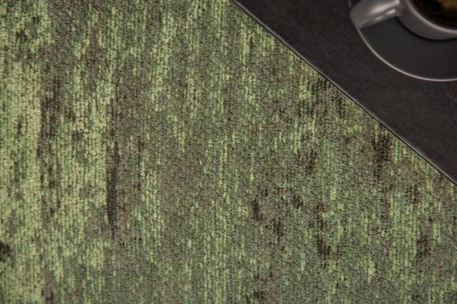 Invicta Interior Design vloerkussen XL MODERN ART 70cm groen abstract patroon zitpoef 41265 - Foto 2