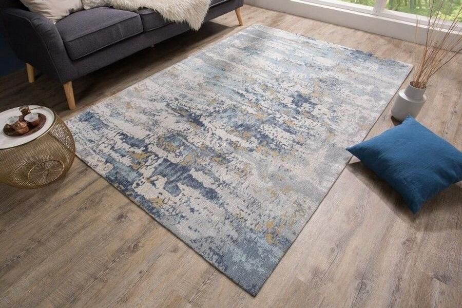Invicta Interior Designtapijt Elysian Essence 240x160cm blauw katoen - Foto 4