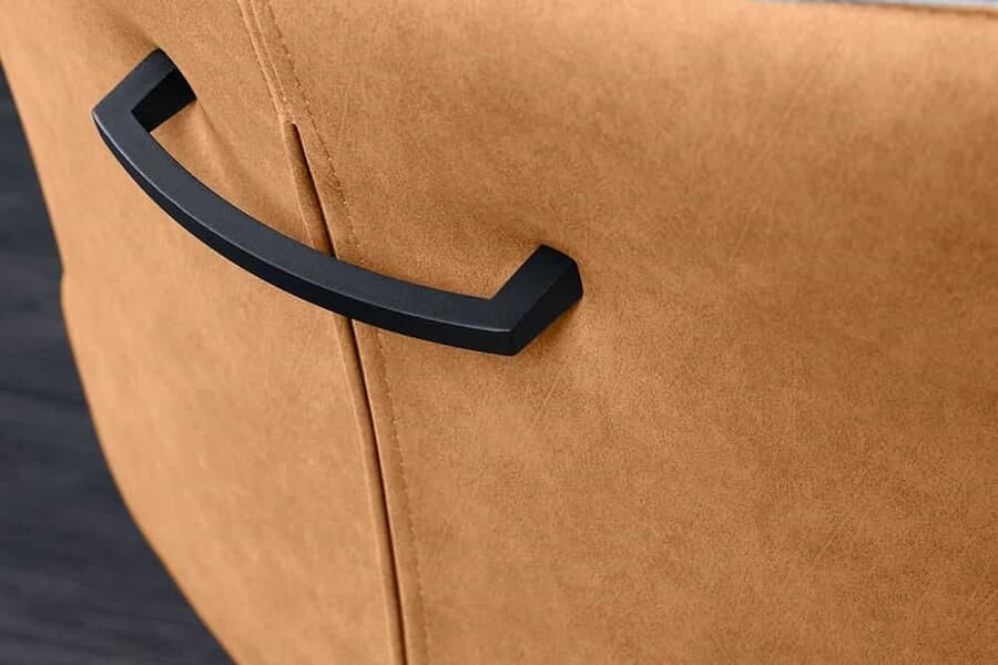 Invicta Interior Hangend tv-meubel Majestic Gleam 160cm bruin Sheesham massief hout boomrand metaal zwart - Foto 6