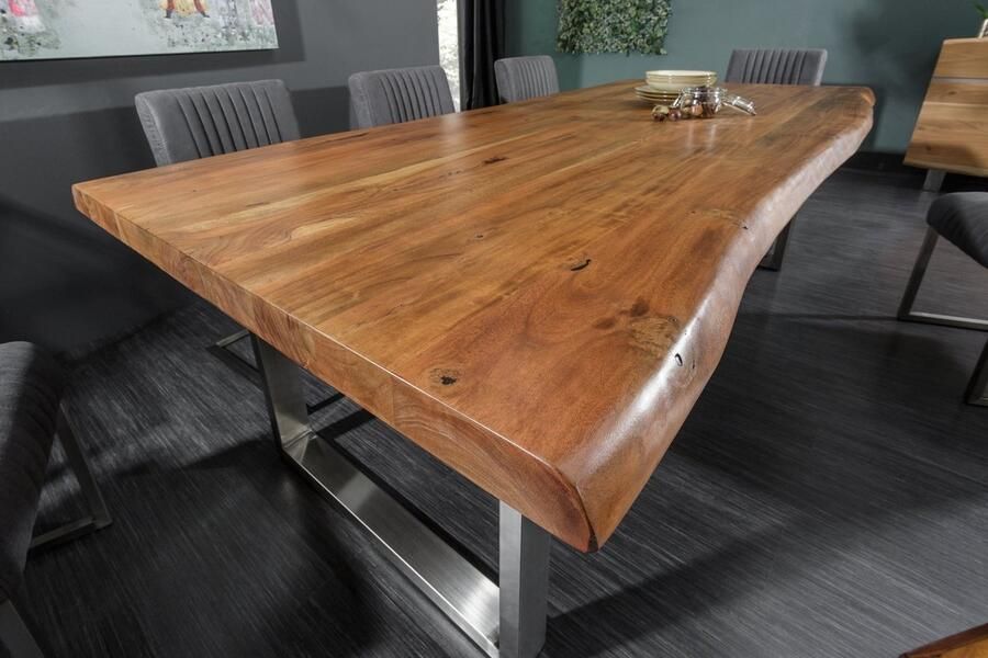 Invicta Interior Eettafel MAMMUT 220cm 60mm tafelblad acacia honing finish 40000 - Foto 2