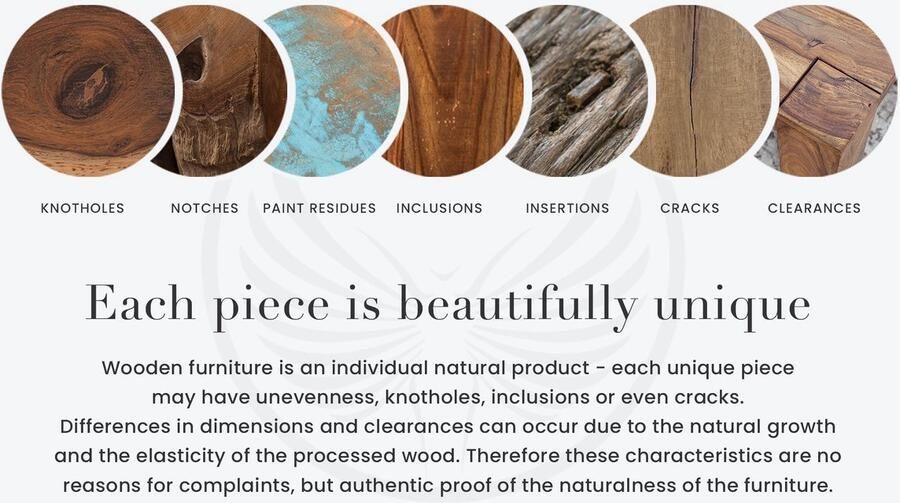 Invicta Interior Massieve industriële eettafel GALAXIE 240 cm naturel mangohout zwart sterframe 45772