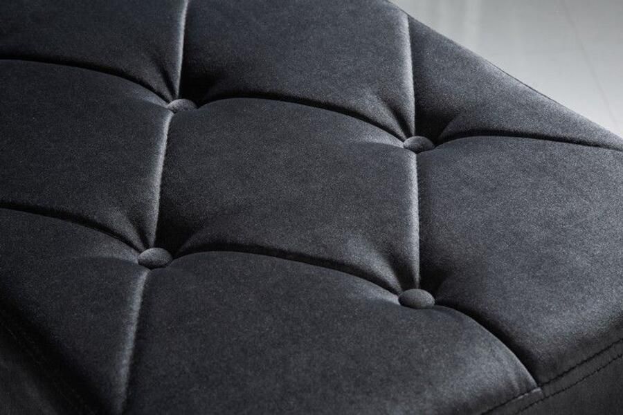 Invicta Interior Elegante bank MODERN BAROK 172cm zwart fluweel roestvrij staal 39160 - Foto 3