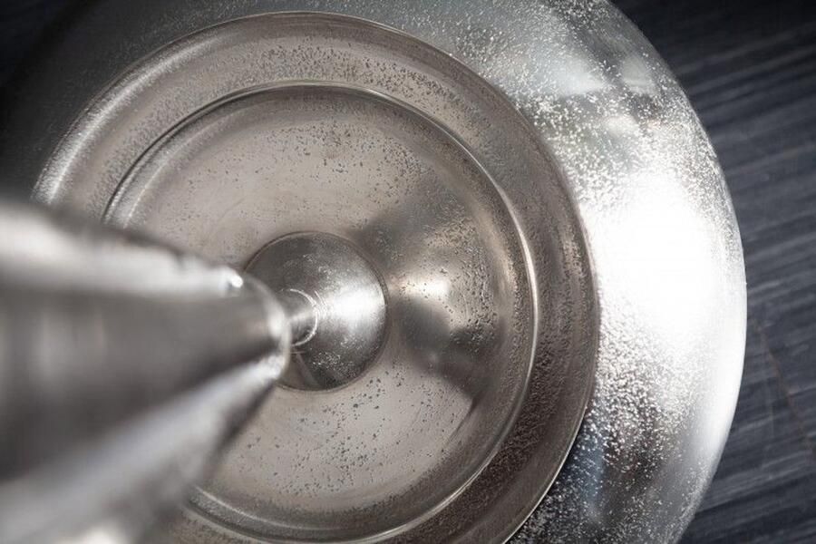 Invicta Interior Elegante paraplubak Majestic Grace 91cm zilver aluminium voor 6 parasols