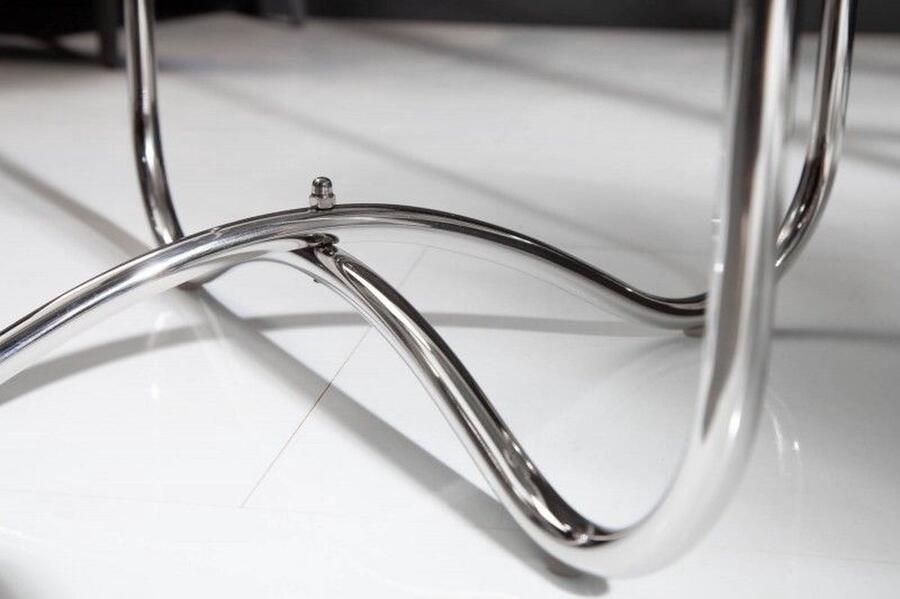 Invicta Interior Exclusieve bijzettafel NOBLE III 45cm grijs echt marmer rond met hoogwaardige afwerking 40370 - Foto 3