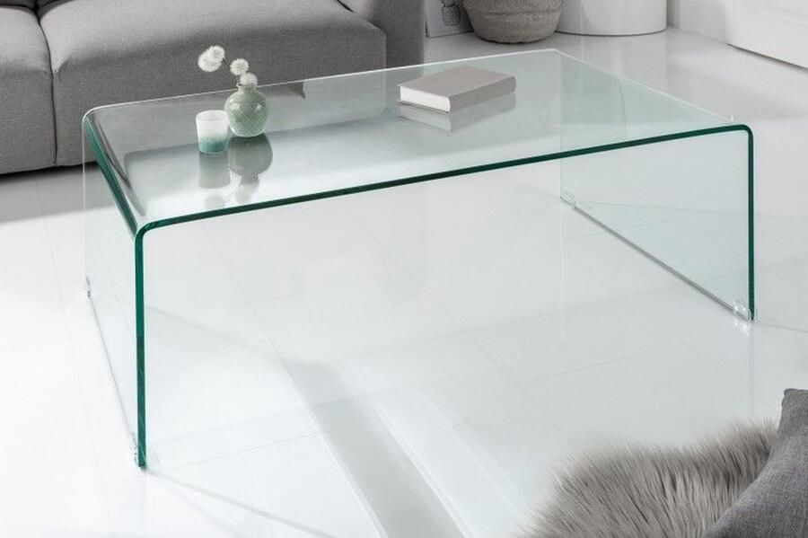 Invicta Interior Extravagante glazen salontafel FANTOME 110cm transparant 22874 - Foto 3