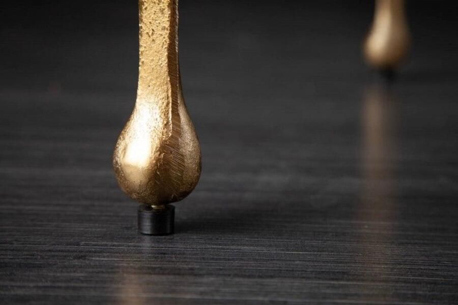 Invicta Interior Extravagante salontafel LIQUID LINE L 46cm goud druppelvormig design 40638 - Foto 2