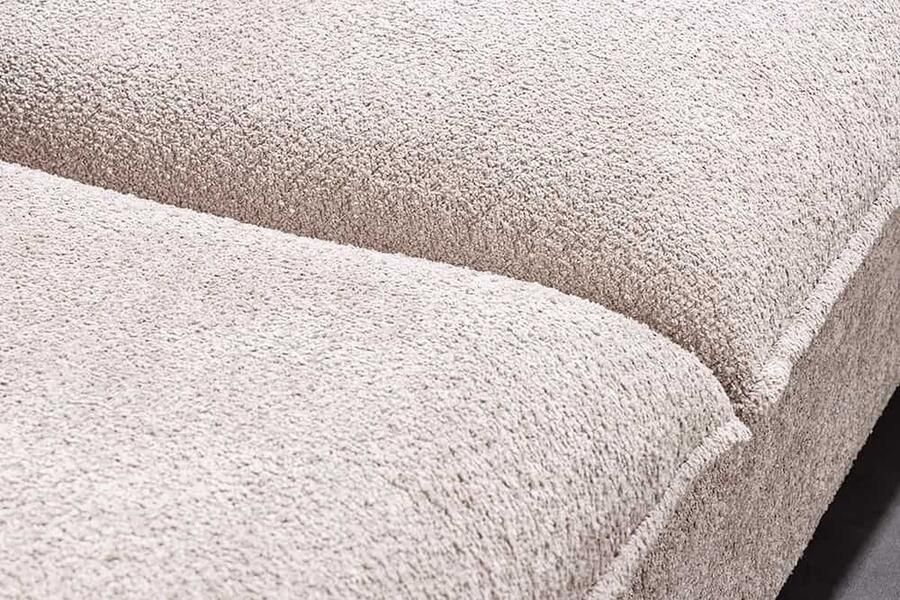 Invicta Interior Grote hoekbank HEAVEN 255cm champagne beige Bouclé Spring Core Covercover bank 44187 - Foto 4