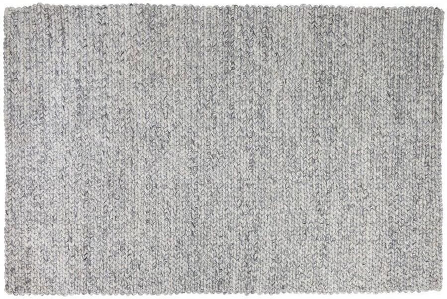 Invicta Interior Handgemaakt vloerkleed INFINITY HOME 240x160cm grijs van wol 41255