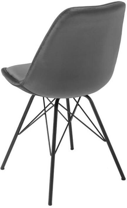 Invicta Interior In hoogte verstelbare design bureaustoel Celeste Essence champagne grijs fluweel draaibaar decoratief quilten - Foto 4