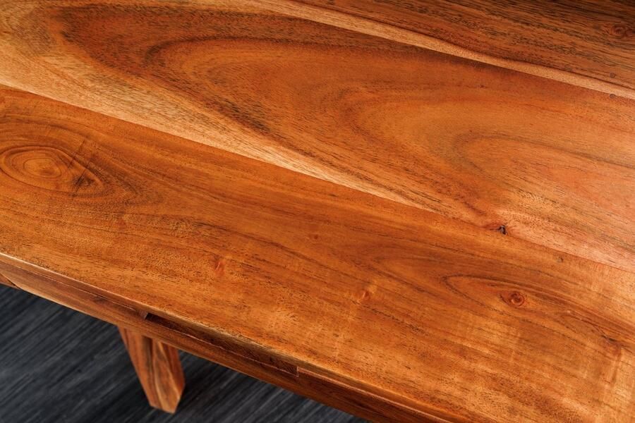 Invicta Interior IndustriÃle eettafel Venezia Elegance 180cm Grijs Gelimd Wild Eiken Design Boomrand Zwart X-Frame