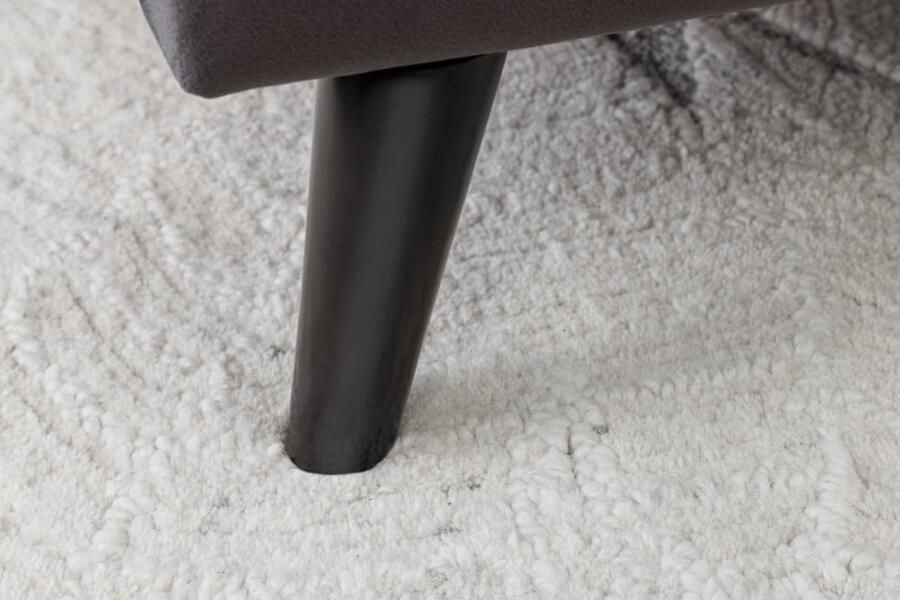 Invicta Interior Modern tweepersoonsbed SIXTIES 160x200cm donkergrijs queen size gestoffeerd bed 40995