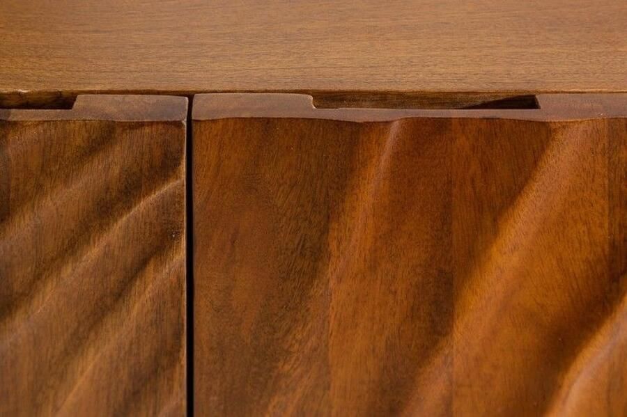 Invicta Interior Massief dressoir SCORPION 177cm bruin mangohout gedetailleerd 3D-houtsnijwerk 40182 - Foto 2