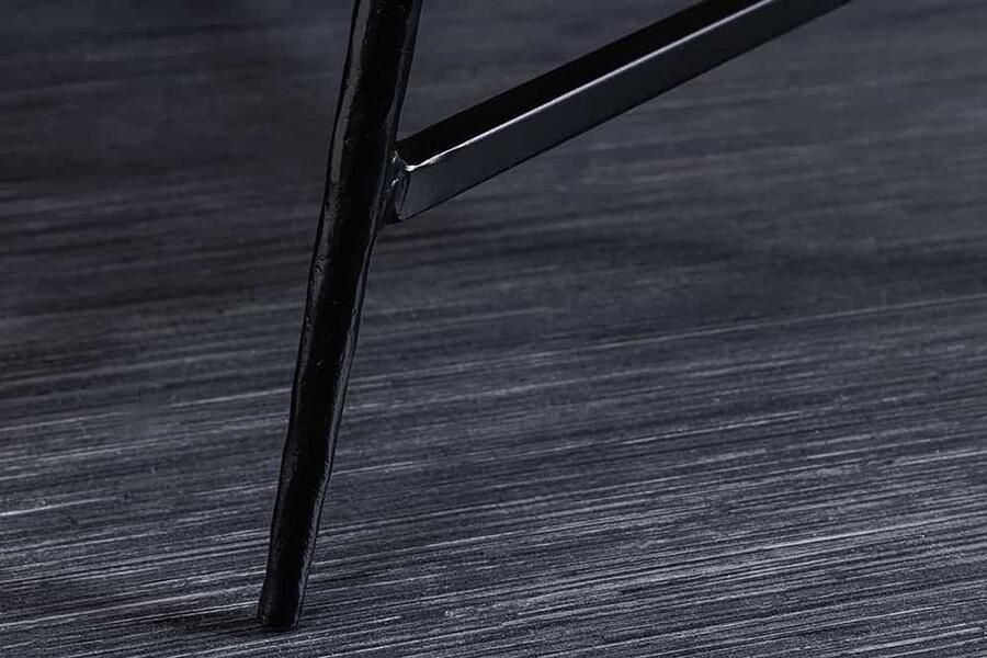 Invicta Interior Massief houten salontafel BEAUTY BY NATURE 60 cm Acacia driehoekig metaal zwart 43740 - Foto 2