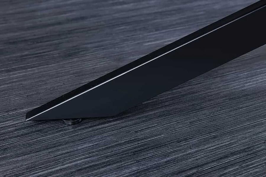 Invicta Interior Massief houten salontafel MAMMUT 110 cm acaciazwart 3 5 cm tafelblad boomrand 44059 - Foto 2