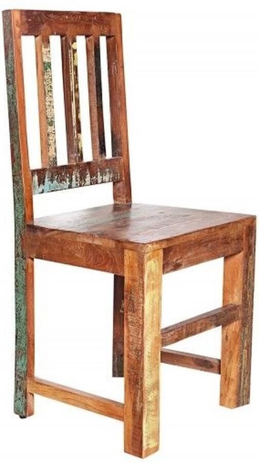 Invicta Interior Massief houten stoel JAKARTA gemaakt van gerecyclede vissersboten 20255 - Foto 2