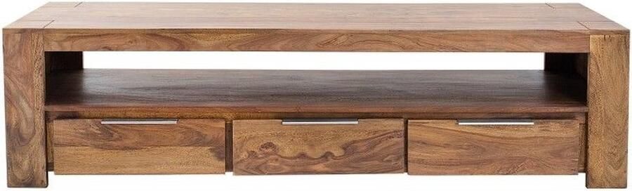 Invicta Interior Massief tv-meubel MAKASSAR 170 cm dressoir met sheesham steenafwerking en drie lades 38111 - Foto 3