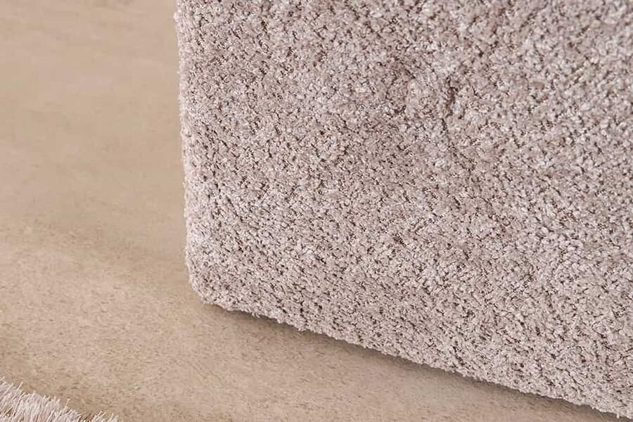 Invicta Interior Chesterfield bedbank EXTRAVAGANCIA 140cm champagne greige bouclè met opbergruimte 44247